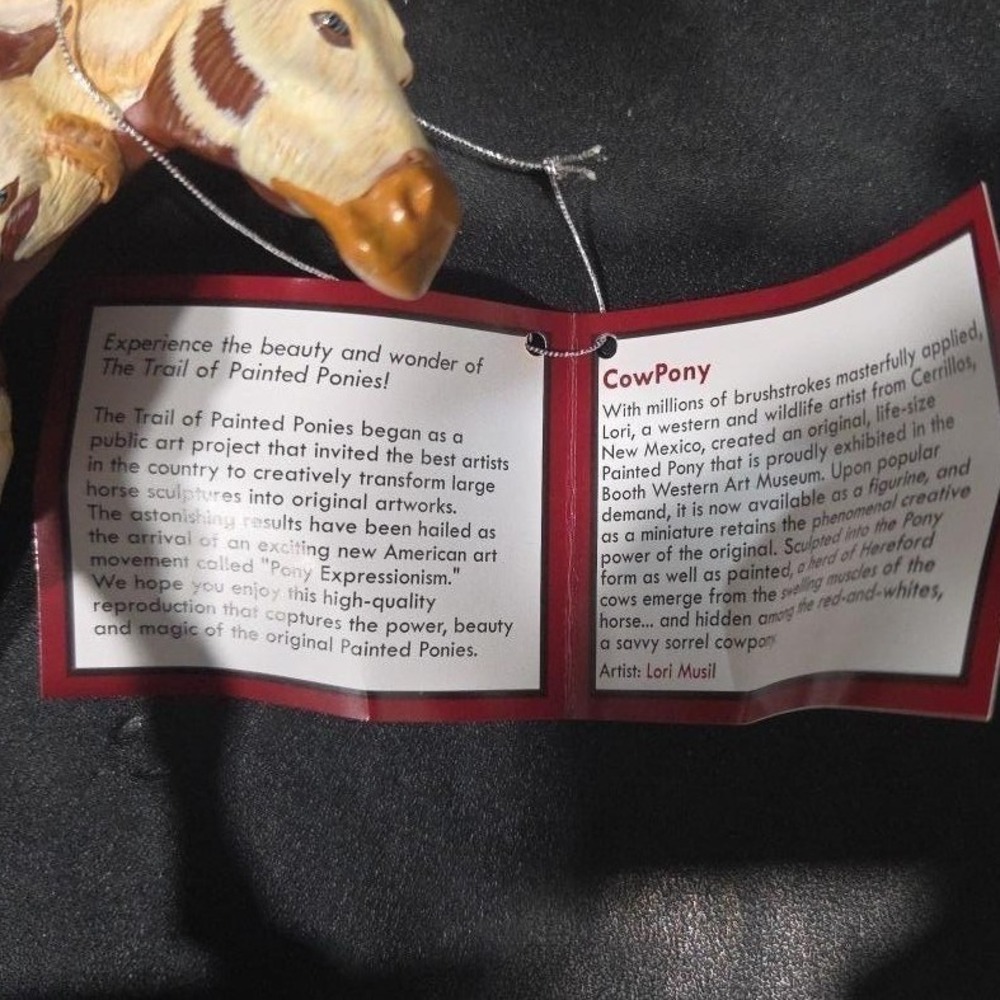 Trail of Painted Ponies CowPony Figurine, Westland Giftware #1584, 1E/3897, Box - Picture 11 of 15